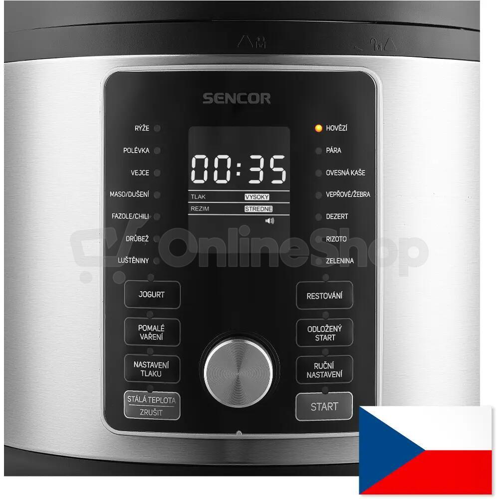 Tlakový hrnec Sencor SPR 6600SS-CZE2