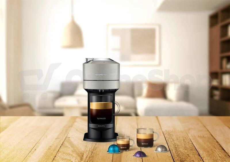 Kávovar Krups Nespresso Vertuo Next XN910B10, šedá