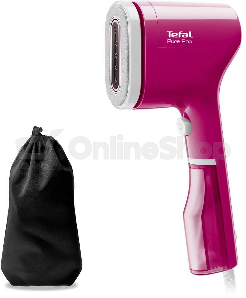 Ruční napařovač oděvů Tefal Pure POP DT2023F0, růžový