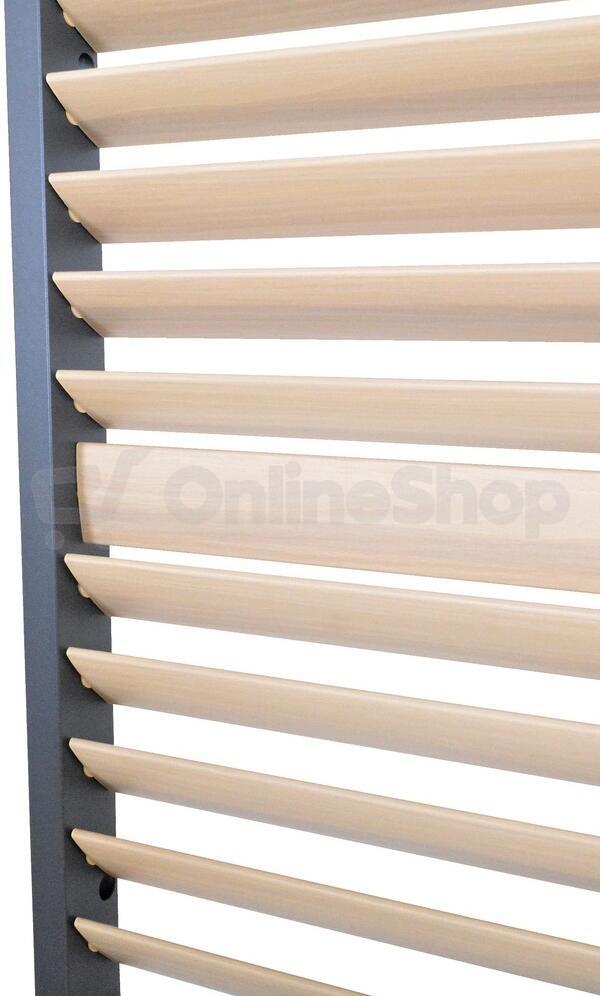 Panel ROJA WOOD 1 m pro bioklimatickou pergolu, horizontální