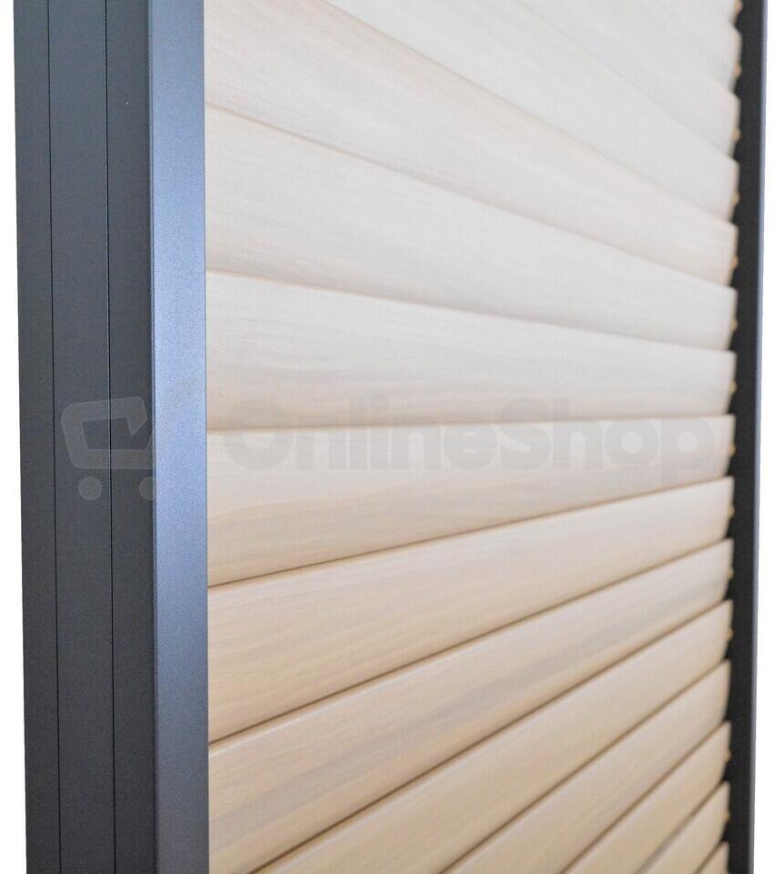 Panel ROJA WOOD 1 m pro bioklimatickou pergolu, horizontální