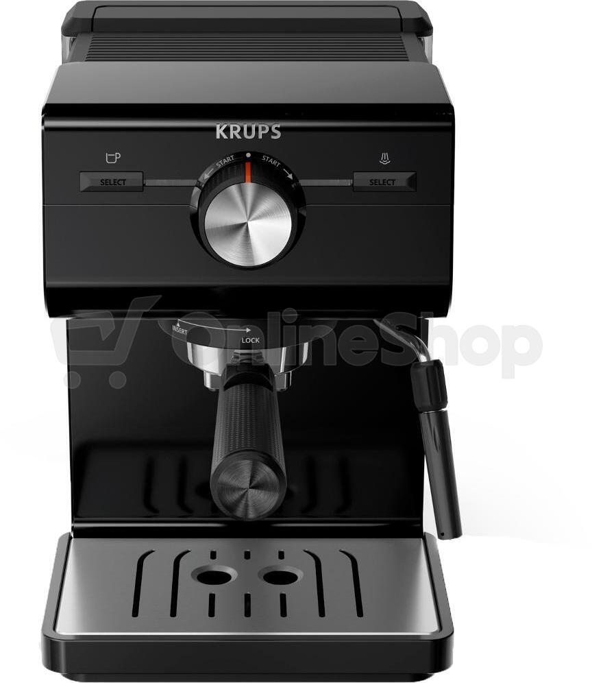Pákový kávovar Krups Authentic XP381810, černý