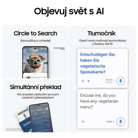 Samsung S721 Galaxy S24 FE 128GB Blue