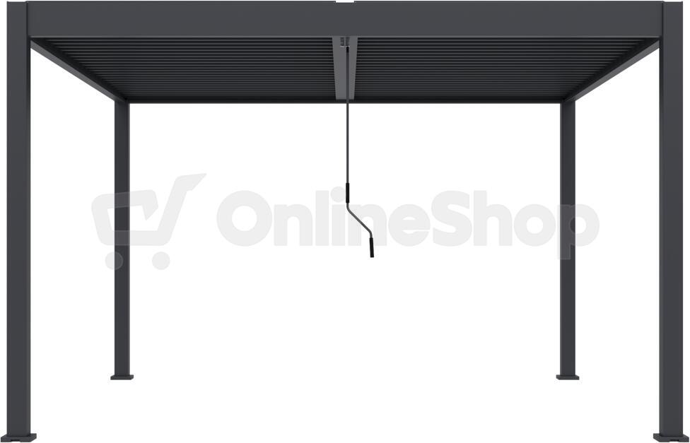 Bioklimatická pergola ROJA INTRO DUO 4x4 m, hliník