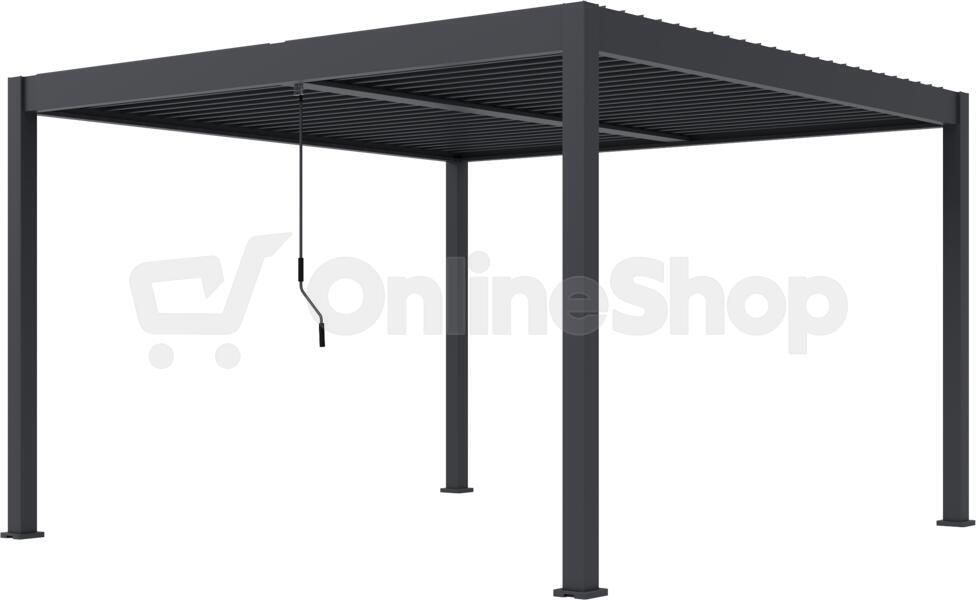 Bioklimatická pergola ROJA INTRO DUO 4x4 m, hliník
