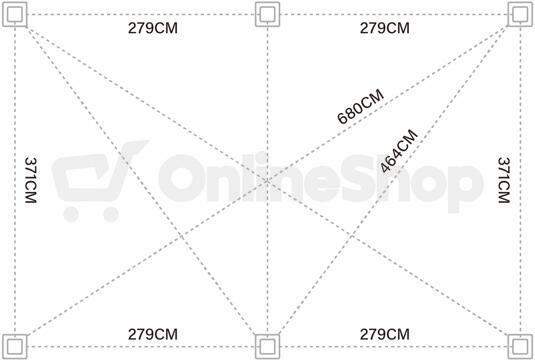 Bioklimatická pergola ROJA INTRO DUO 6 × 4 m, antracit