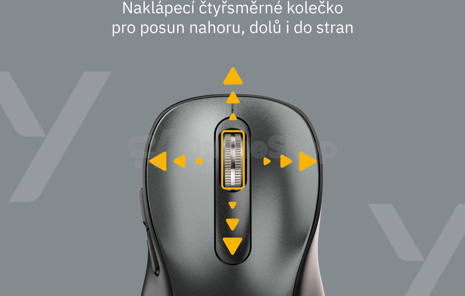 Bezdrátová myš Yenkee GYRO YMS 2010BK