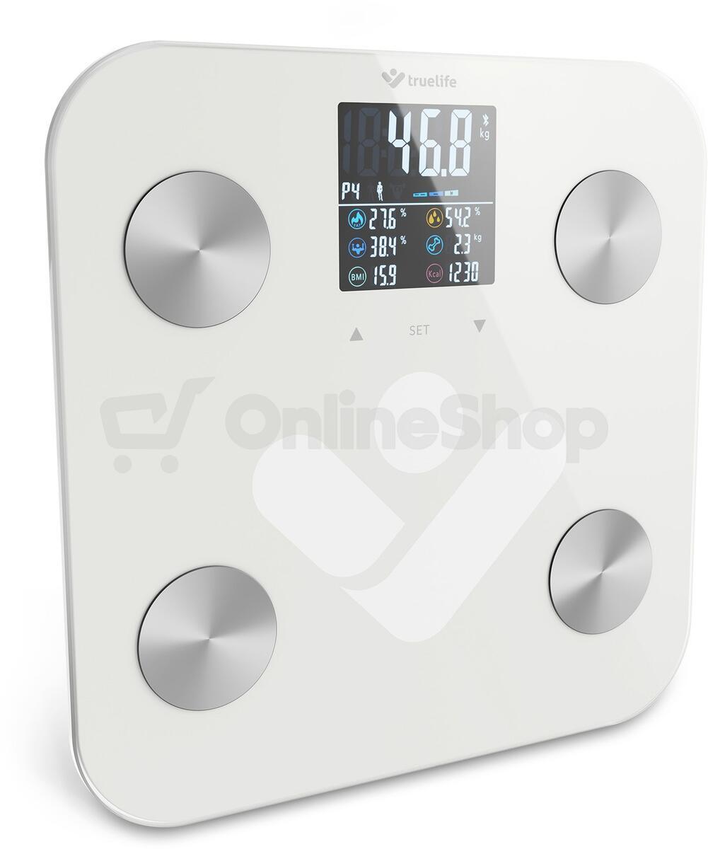 Osobní váha TrueLife FitShape S6 BT, bílá