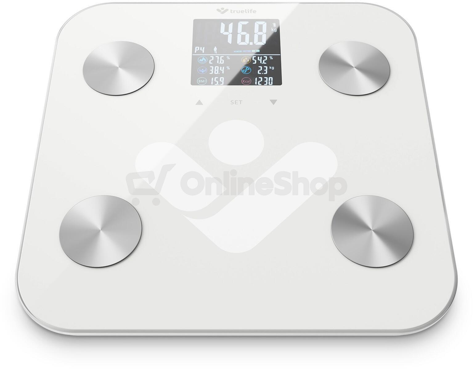 Osobní váha TrueLife FitShape S6 BT, bílá