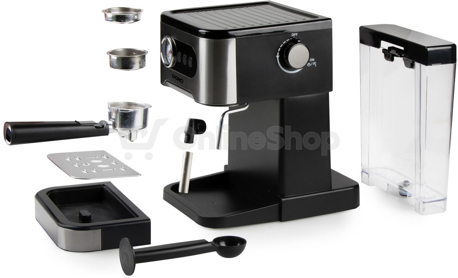 Espresso pákový kávovar Domio DO1138K, černý