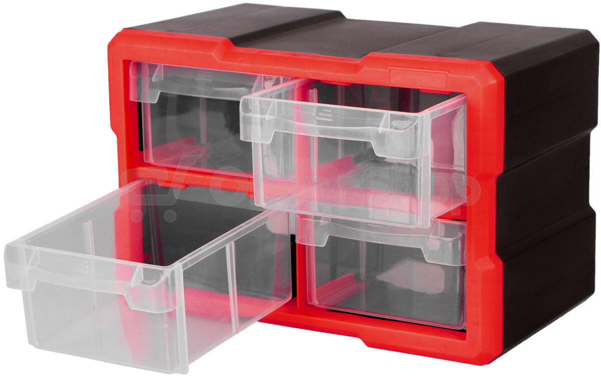 Plastový organizér, 4 boxy - MW7011 AHProfi