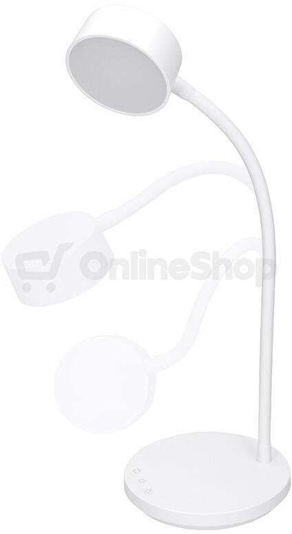Solight LED stolní lampička, 4,5W, 300lm, 3CCT, bílá, podstavec