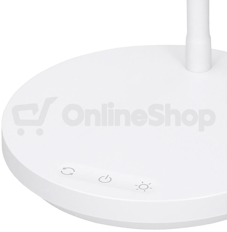 Solight LED stolní lampička, 4,5W, 300lm, 3CCT, bílá, podstavec