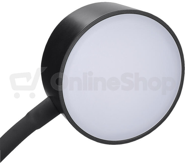 Solight LED stolní nabíjecí lampička, 2W, 210lm, 3CCT, černá, clip