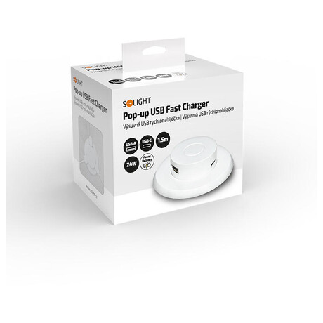 Solight USB A+C 24W PD, bílá (foto 5)