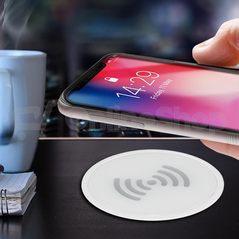 Bezdrátová vestavná nabíječka Solight 15W, bílá