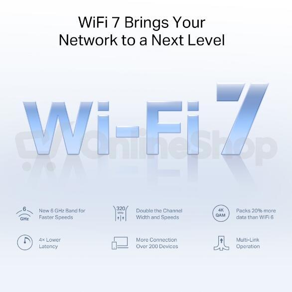 WiFi router TP-Link Halo H47BE(2-pack) WiFi 7, BE9300, 3x 2,5GLAN