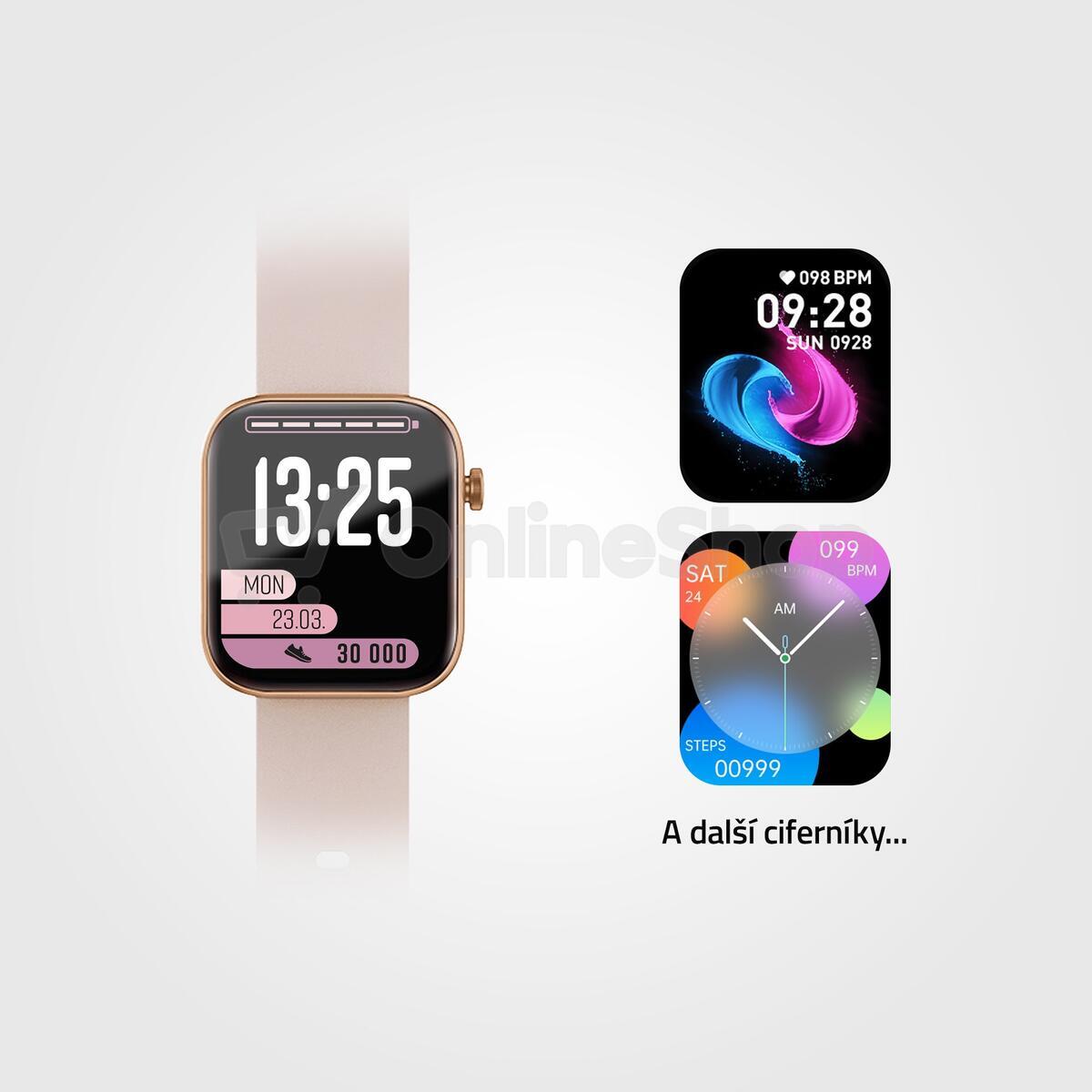 Chytré hodinky LAMAX BCool 2 Plus Rose Gold