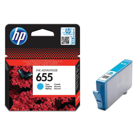 Inkoustov npl HP 655, 600 stran, modr