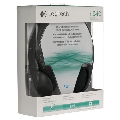 Headset Logitech H340 USB - ern