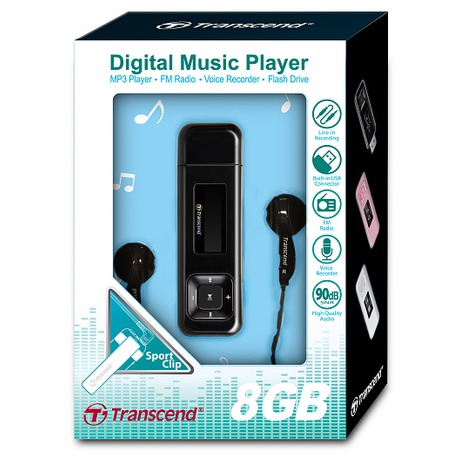 MP3 přehrávač Transcend MP330 8GB - Transcend MP330 8GB (foto 4)