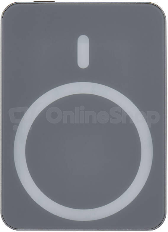 Powerbanka Emos WI 522 B0555GY 5 000 mAh, šedá