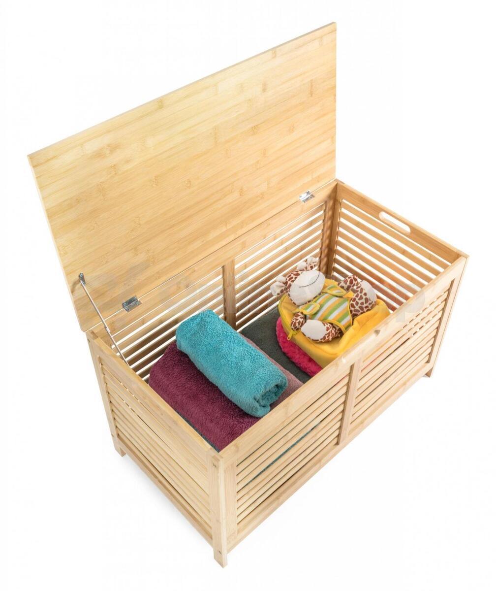 Úložný box G21 76 x 40 x 45 cm, bambusový