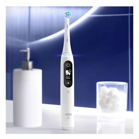 Oral-B iO Series 6s elektrick zubn kartek, asova, tlakov senzor, 5 program, aplikace Oral-B, bl