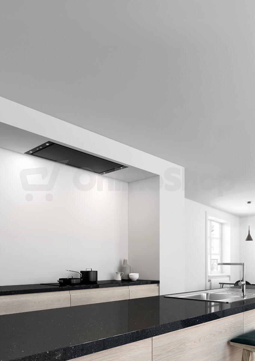Stropní odsavač NOVY Pureline Compact 6822 černý