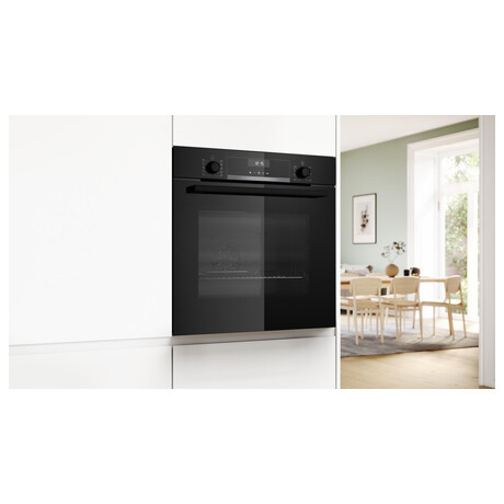 SET Trouba vestavn Bosch HBG537EB3 + Mikrovlnn trouba Bosch BFL524MB0 + Plynov deska Bosch POH6B6B10 ern + Myka Bosch SMV4EVX08E