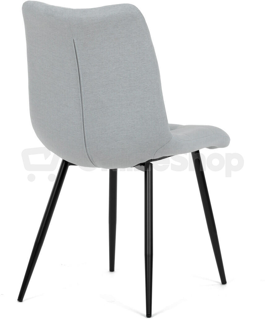 Jídelní židle, šedá, látka, DCL-L1094 SIL2 Autronic