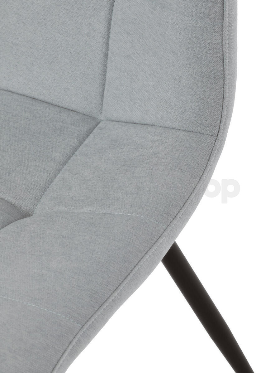 Jídelní židle, šedá, látka, DCL-L1094 SIL2 Autronic