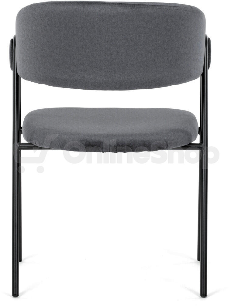 Jídelní židle, šedá, sametová látka, DCL-X7130 GREY2 Autronic