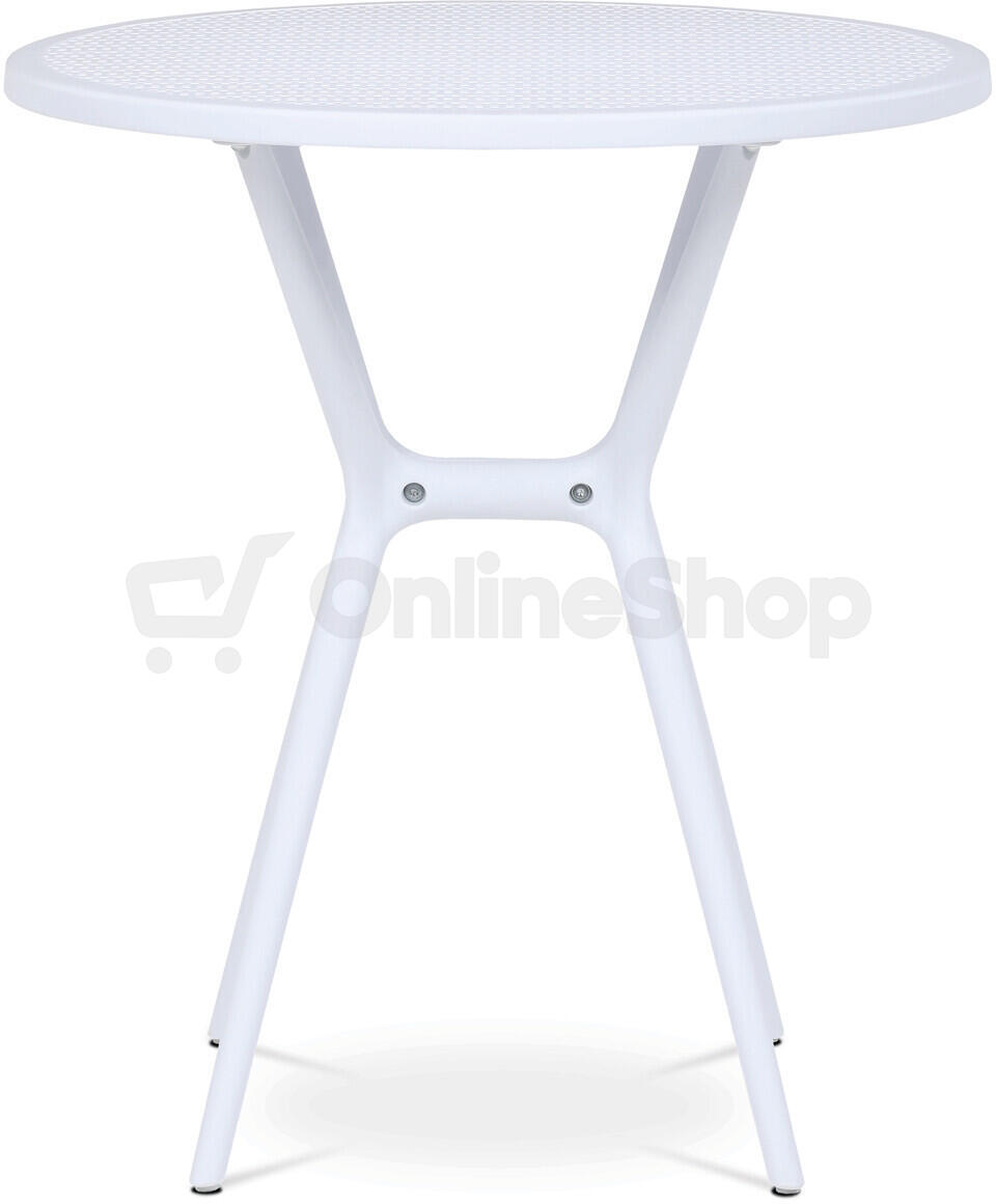 Zahradní stůl plast, bílá, DT-X7007 WT Autronic