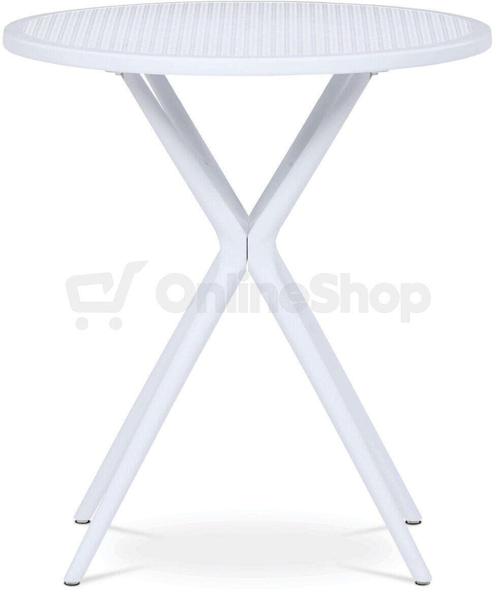 Zahradní stůl plast, bílá, DT-X7007 WT Autronic