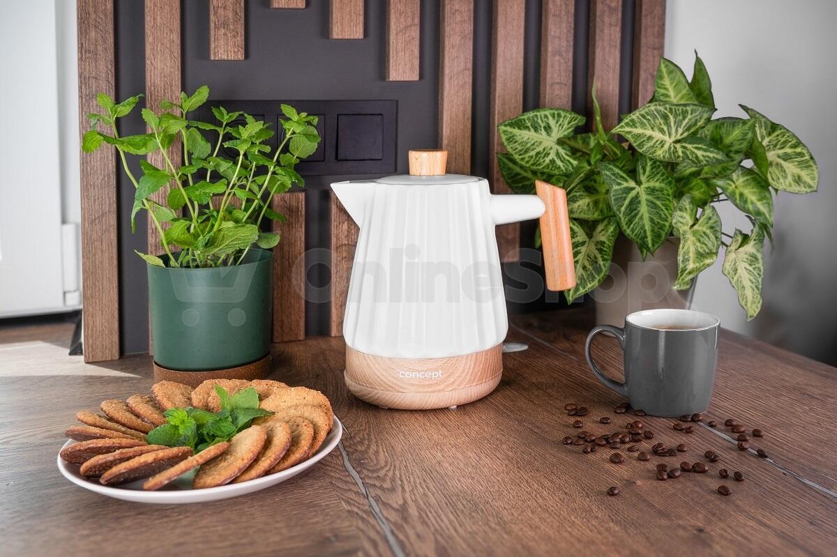 Rychlovarná konvice Concept RK0090 Birdy bílá