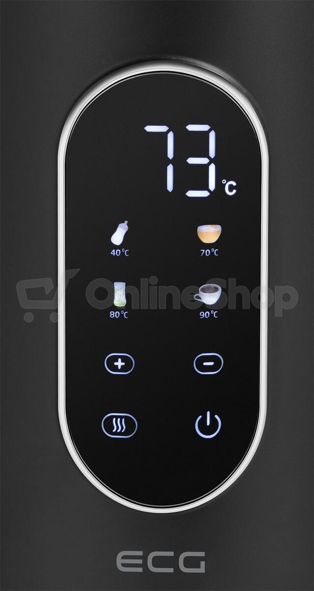 Rychlovarná konvice ECG RK 1799 Smart, černá