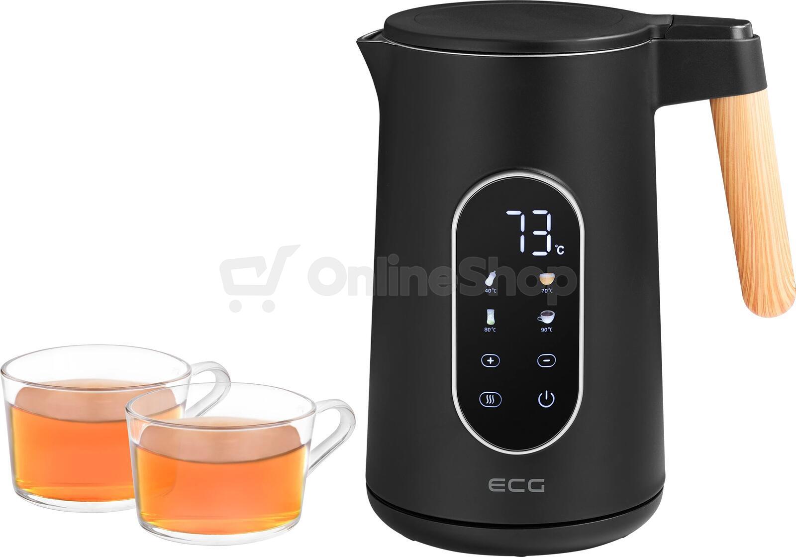 Rychlovarná konvice ECG RK 1799 Smart, černá
