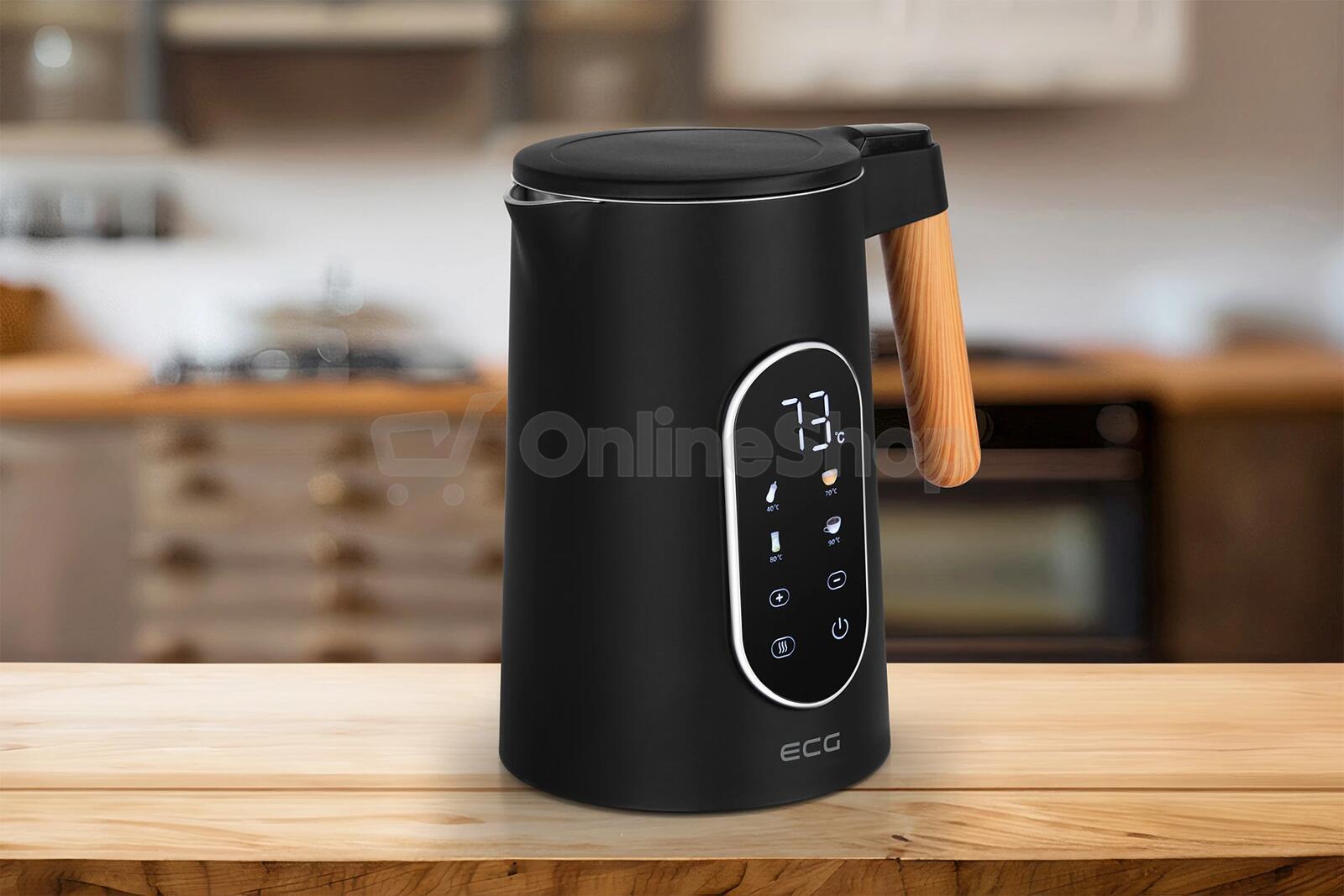Rychlovarná konvice ECG RK 1799 Smart, černá