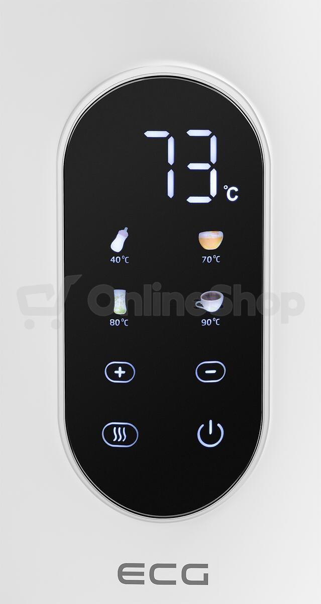 Rychlovarná konvice ECG RK 1799 Smart, bílá
