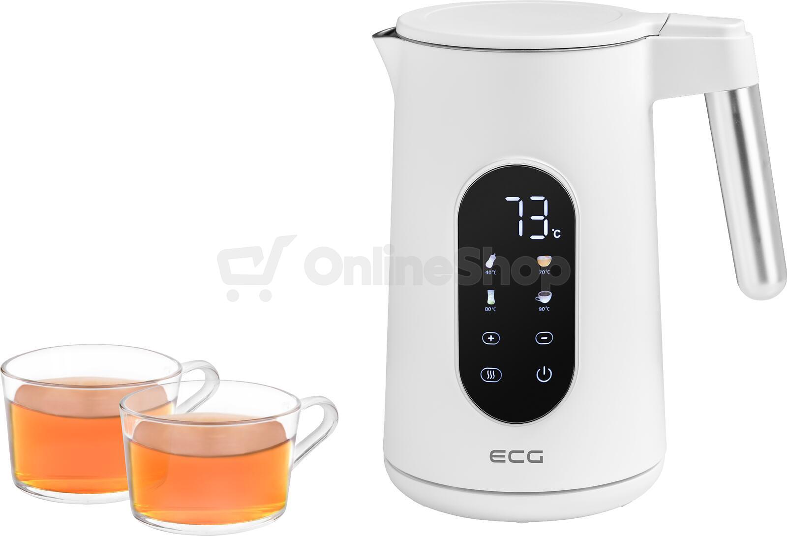 Rychlovarná konvice ECG RK 1799 Smart, bílá