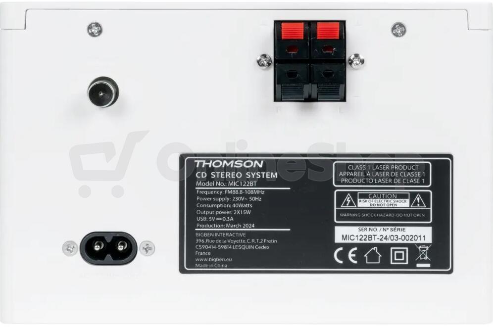 Mikrosystém Thomson MIC121BT