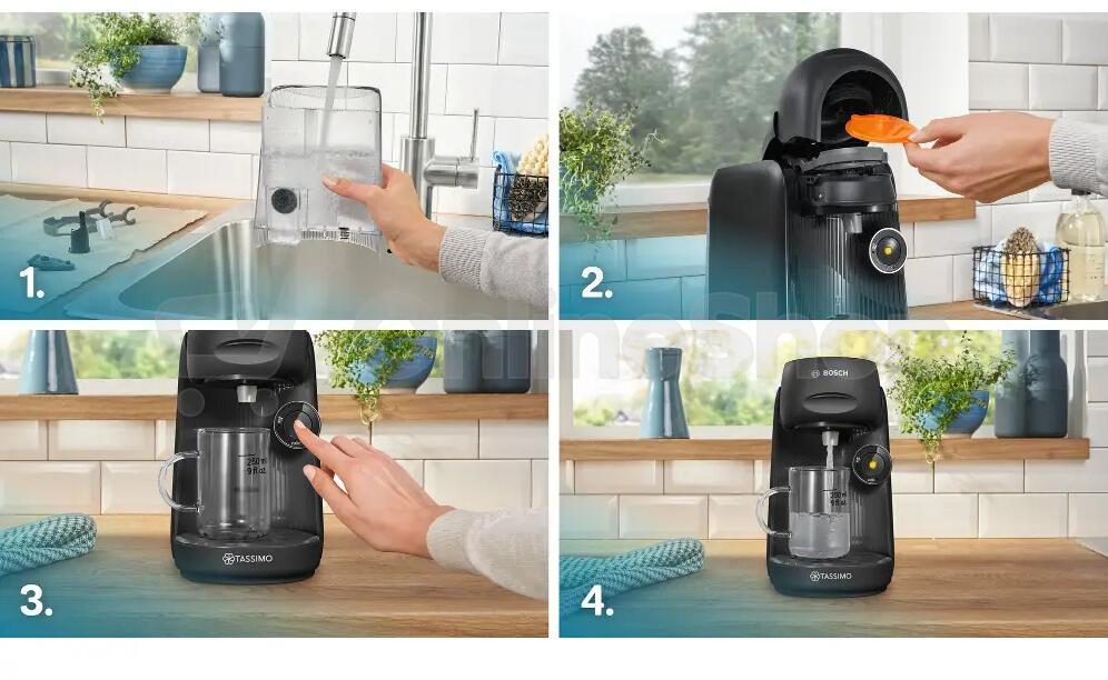 Kávovar na kapsle Bosch TAS162E Tassimo Finesse