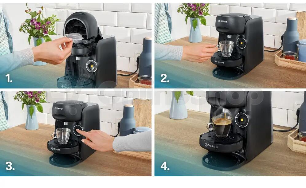 Kávovar na kapsle Bosch TAS162E Tassimo Finesse