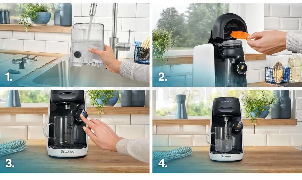 Kávovar na kapsle Bosch TAS164E Tassimo Finesse