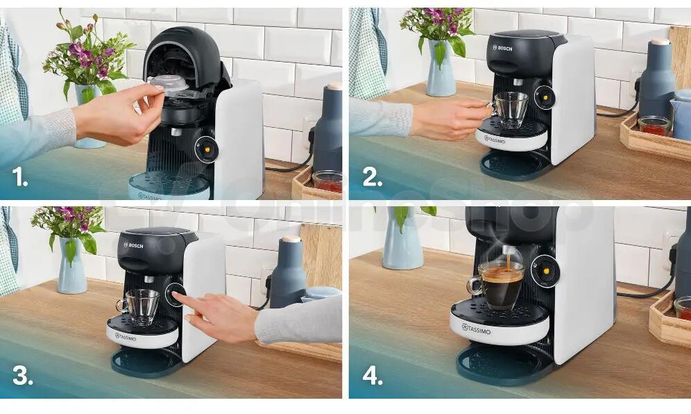 Kávovar na kapsle Bosch TAS164E Tassimo Finesse