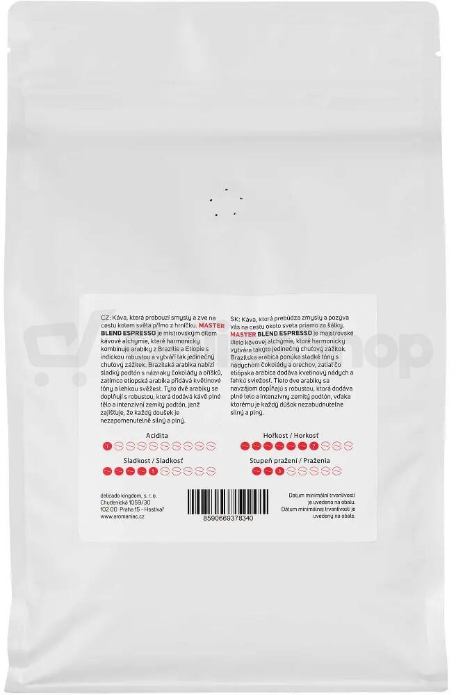 Zrnková káva Sencor Master Blend Espresso 1kg