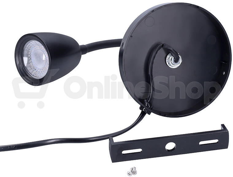 LED nástěnná lampička stmívatelná Solight, 4W, černá