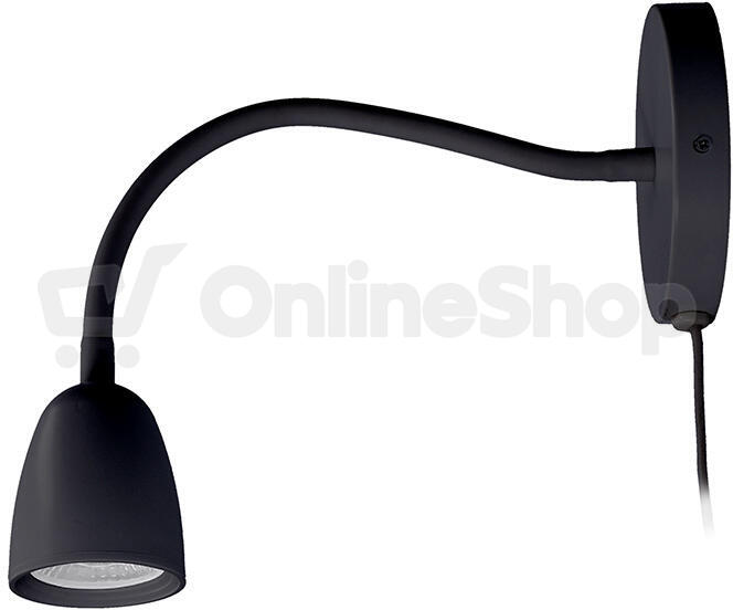LED nástěnná lampička stmívatelná Solight, 4W, černá