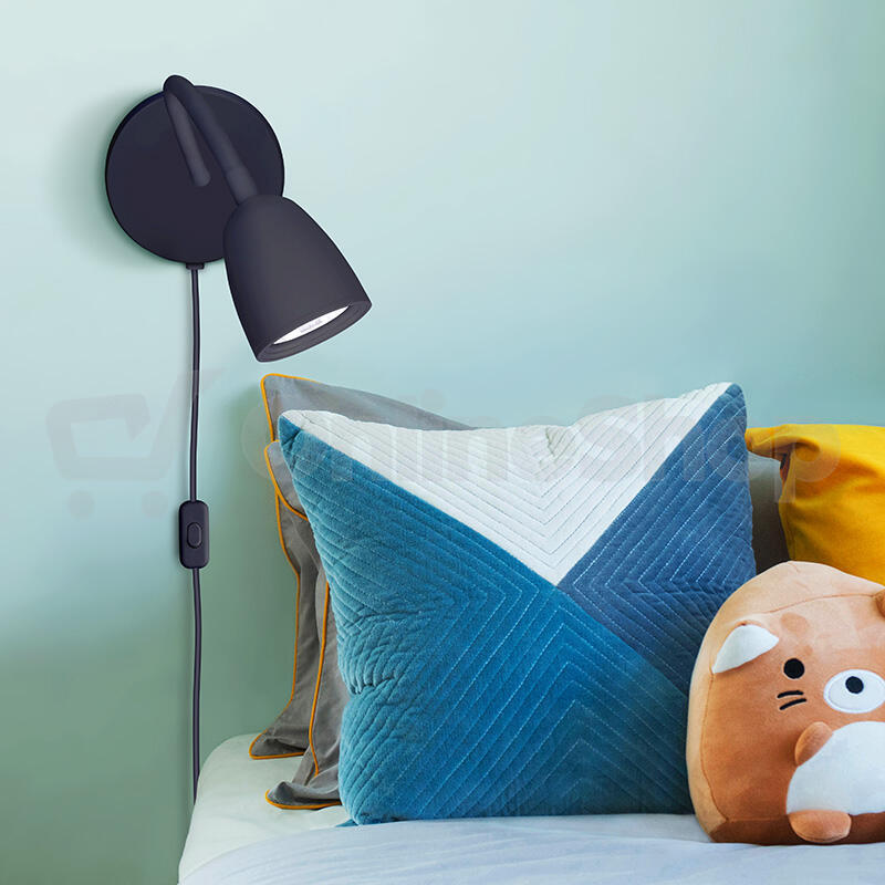 LED nástěnná lampička stmívatelná Solight, 4W, černá